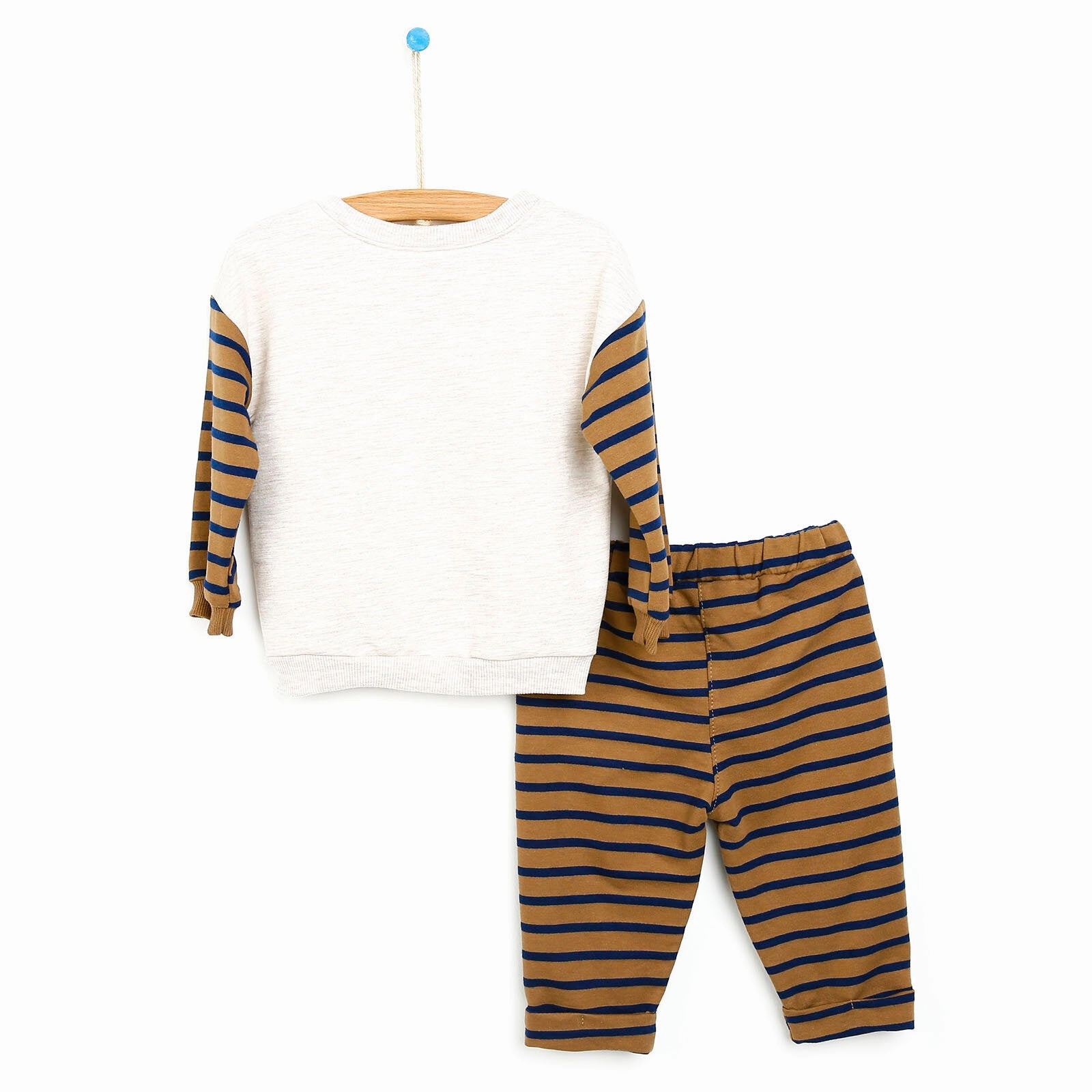 Bebecix Sweatshirt- Footless Bottom - Ecru