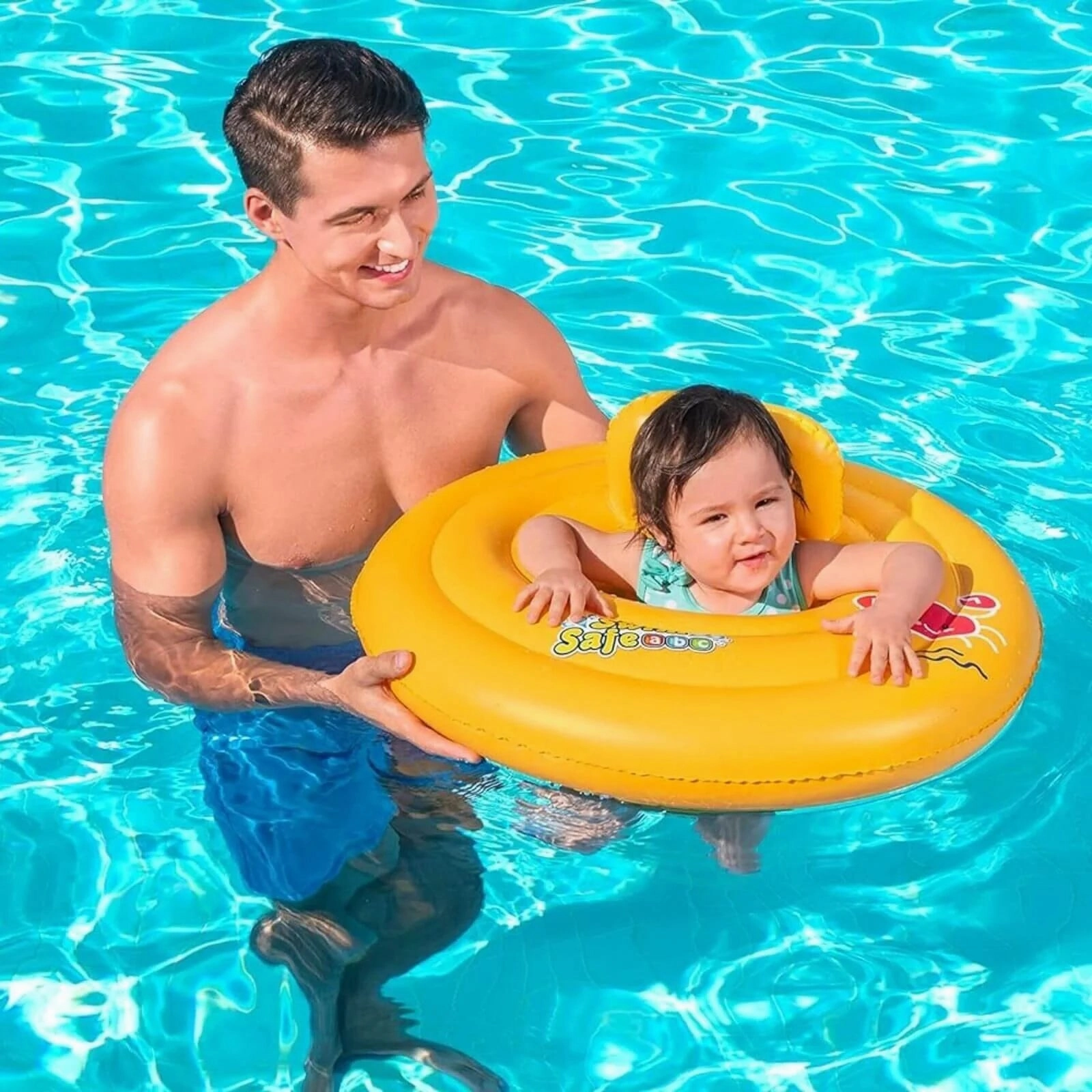 Bestway Wondersplash 3 Ring Baby Boat Round
