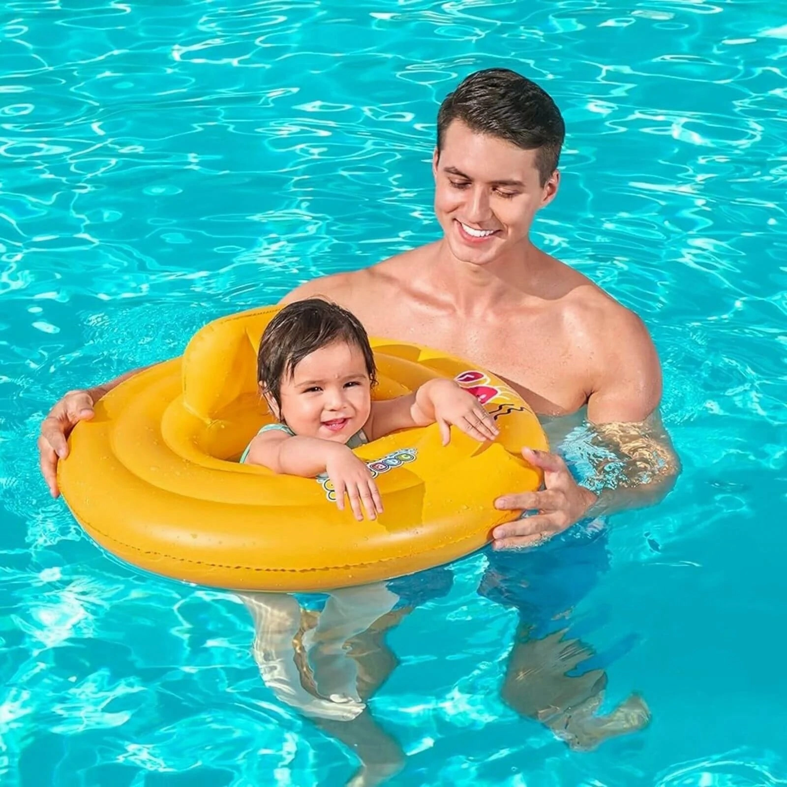 Bestway Wondersplash 3 Ring Baby Boat Round