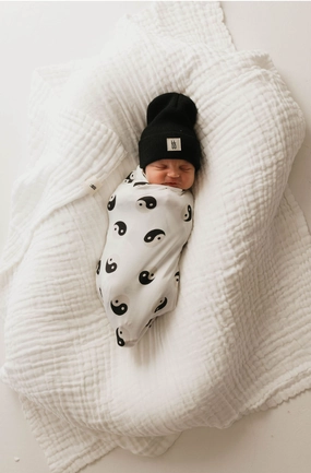 Black & White Yin Yang | Bamboo Swaddle