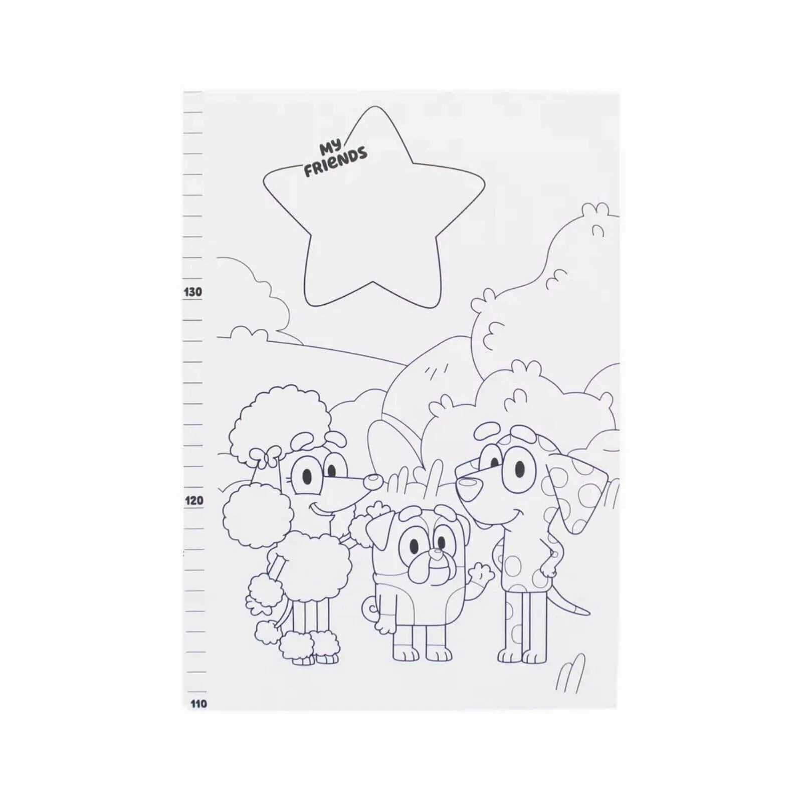 Bluey Height Chart