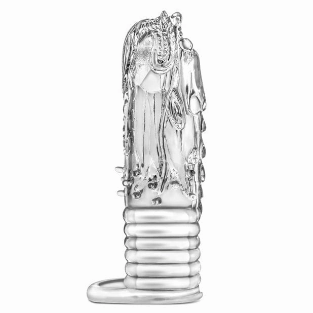 Blush Novelties - Performance Enter the Dragon Textured Penis Sleeve (Clear)