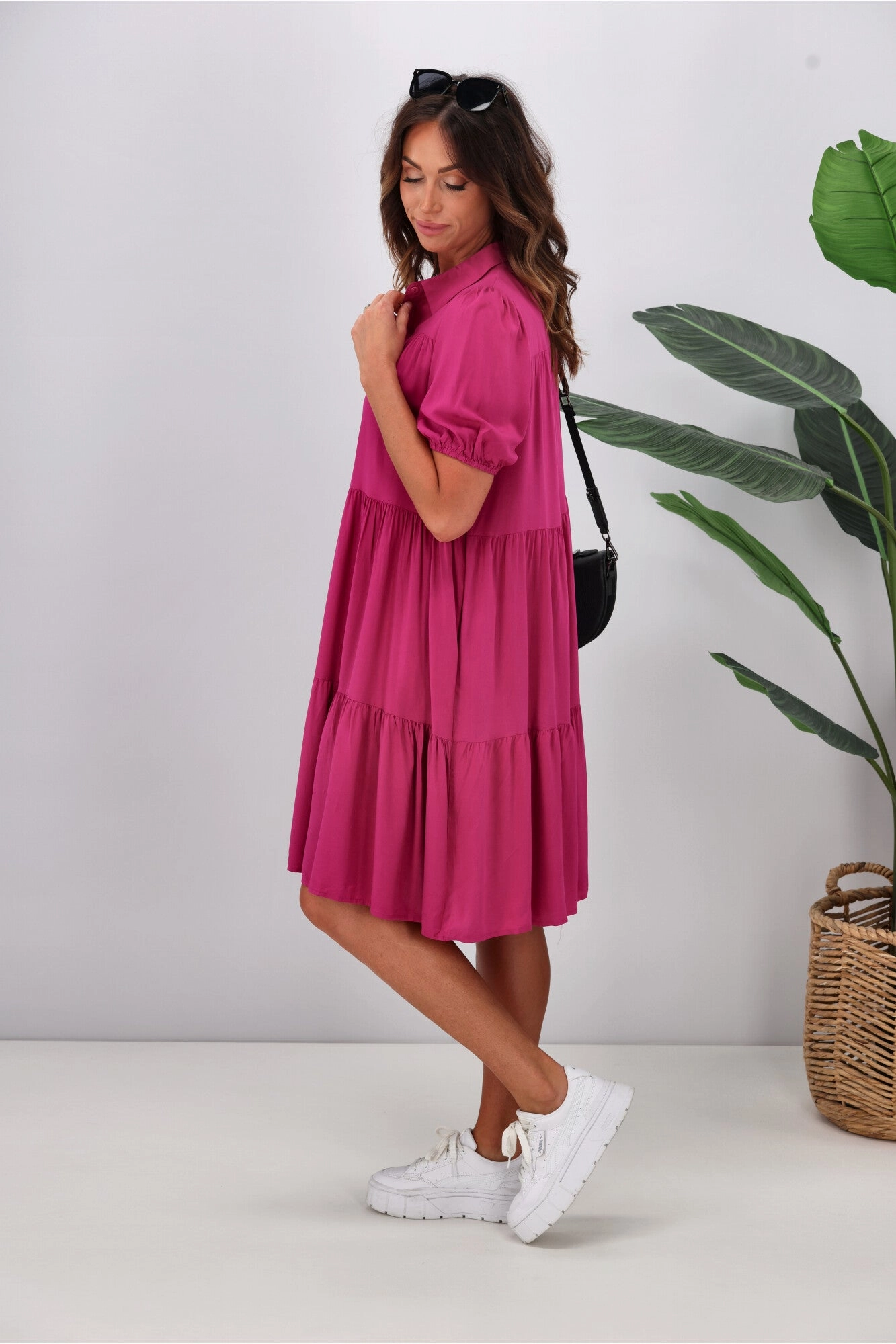 Boho Australia Masie Dress Magenta