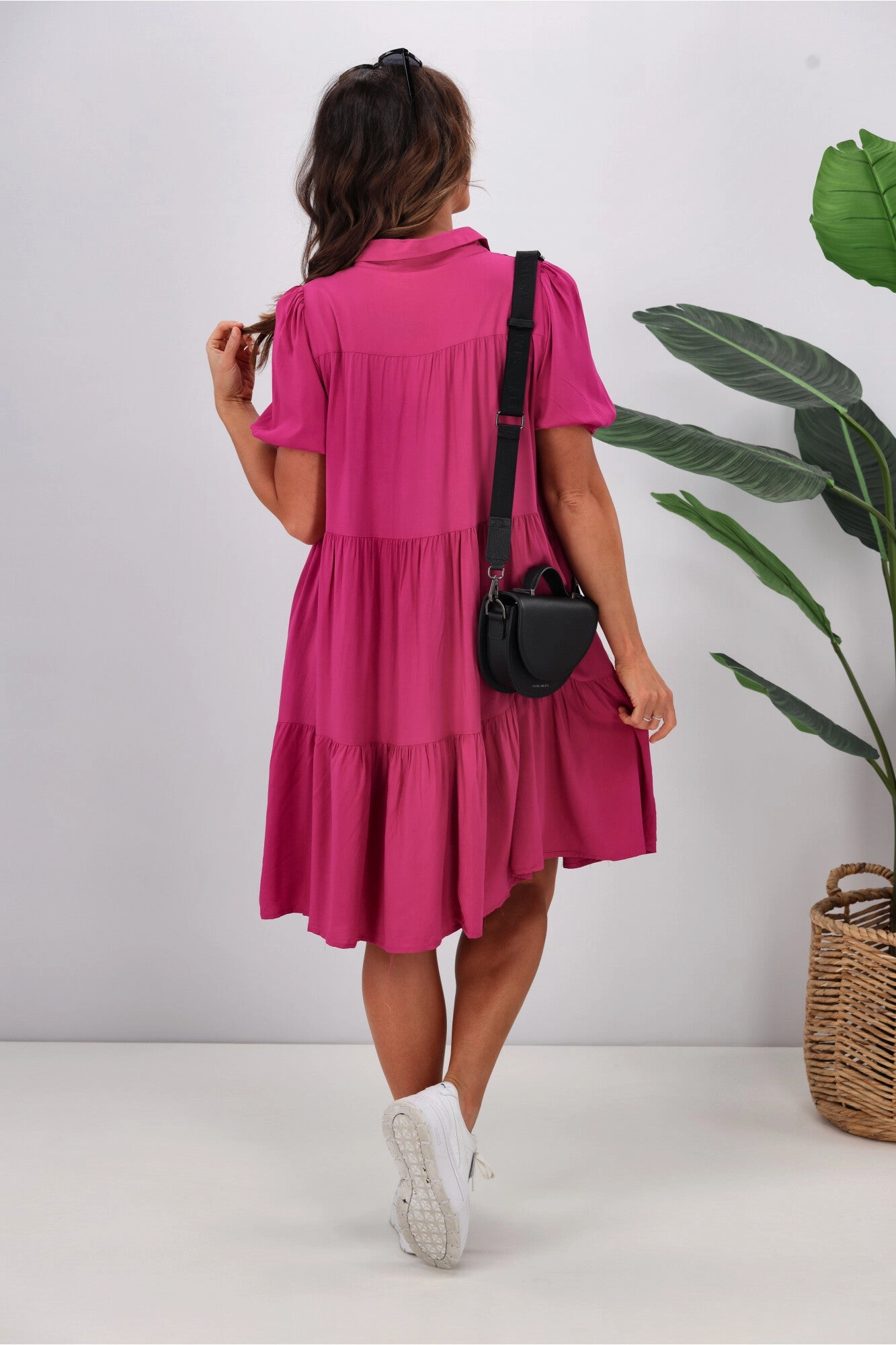 Boho Australia Masie Dress Magenta