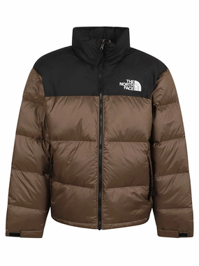 Brown Block Pattern Jacket