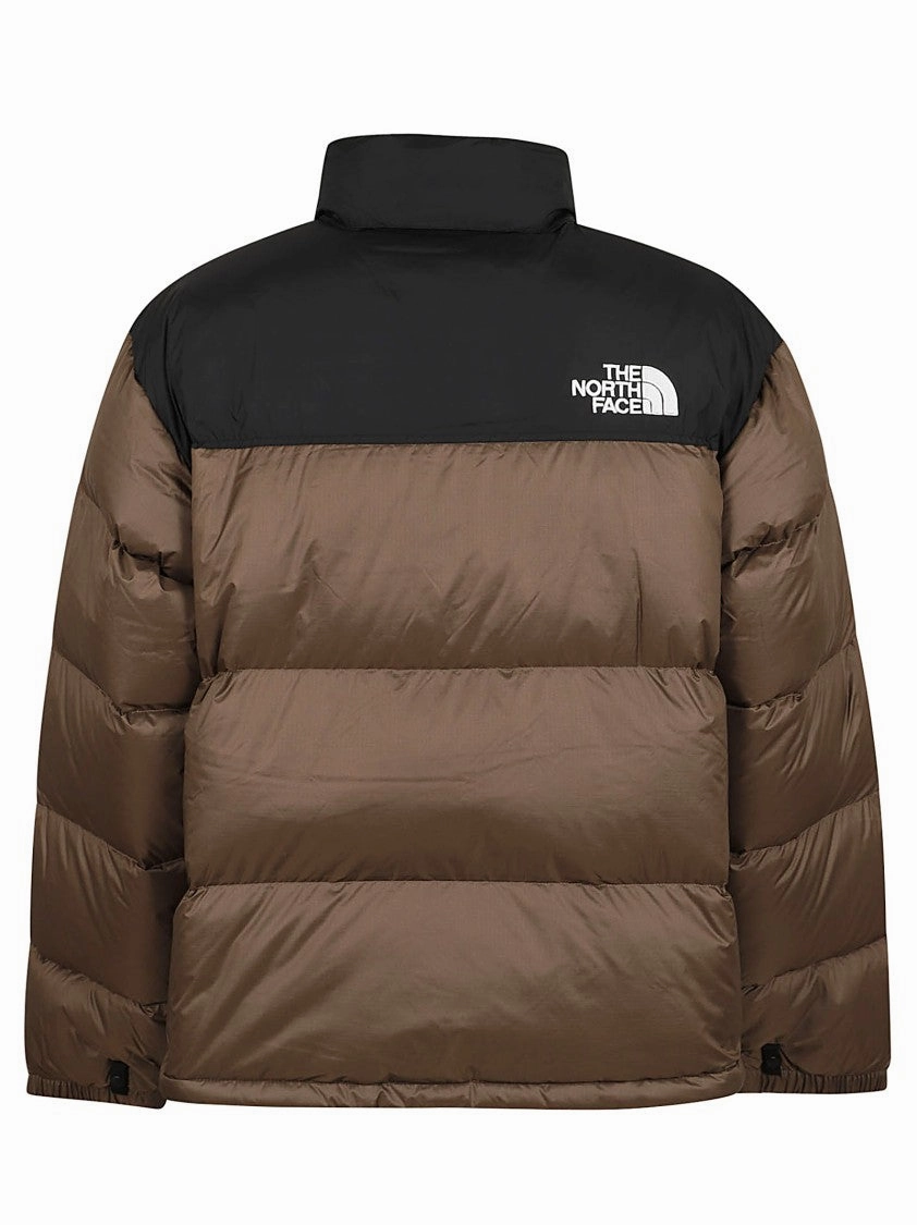 Brown Block Pattern Jacket