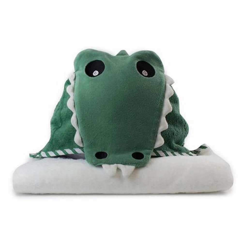 Bubba Blue Aussie Animals Crocodile Novelty Hooded Bath Towel