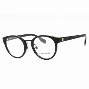 Burberry Women's Eyeglasses - Black Plastic Full Rim Oval Shape Frame | 0BE2360D 4003