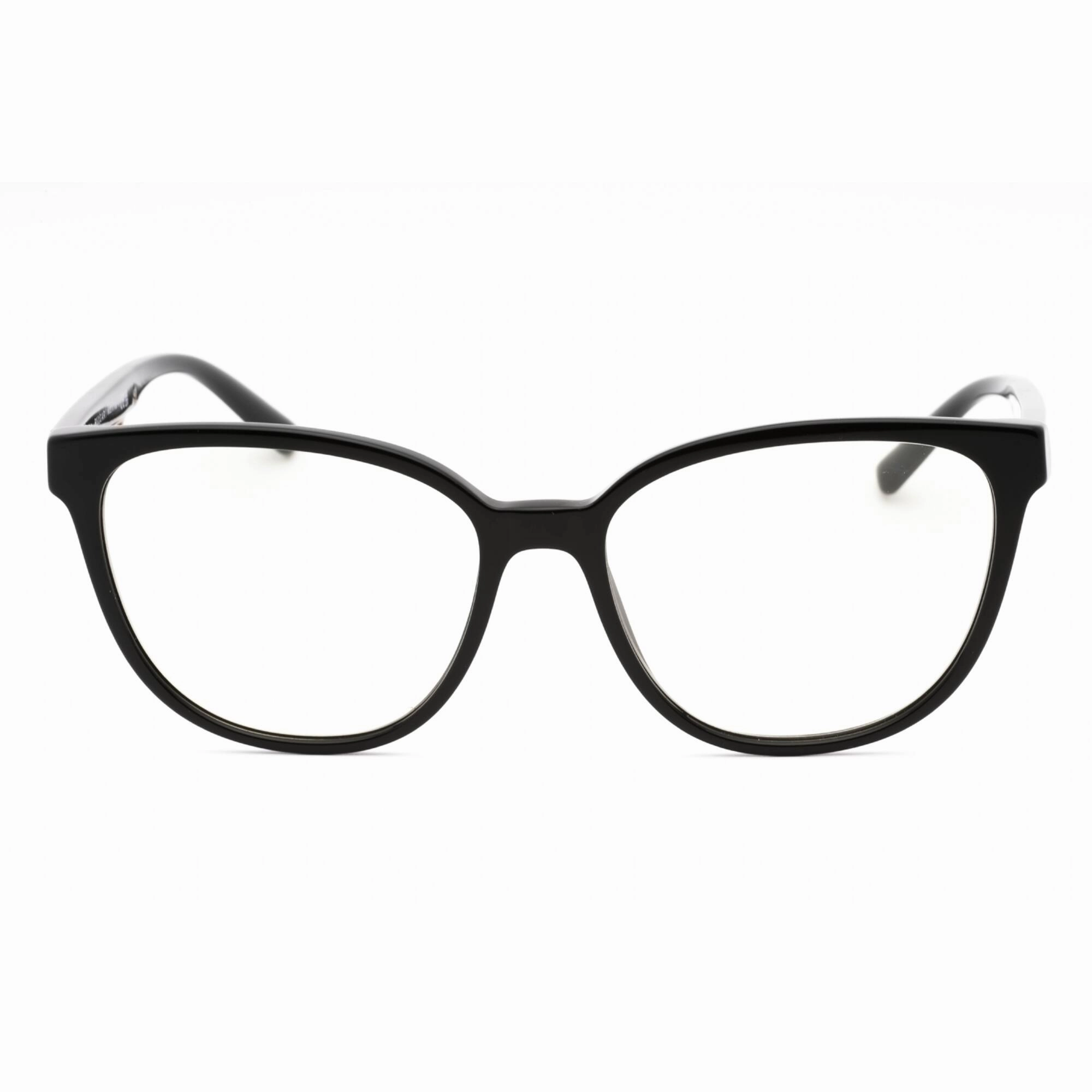 Bvlgari Women's Eyeglasses - Black Plastic Full Rim Cat Eye 53mm Frame | 0BV4219 5518