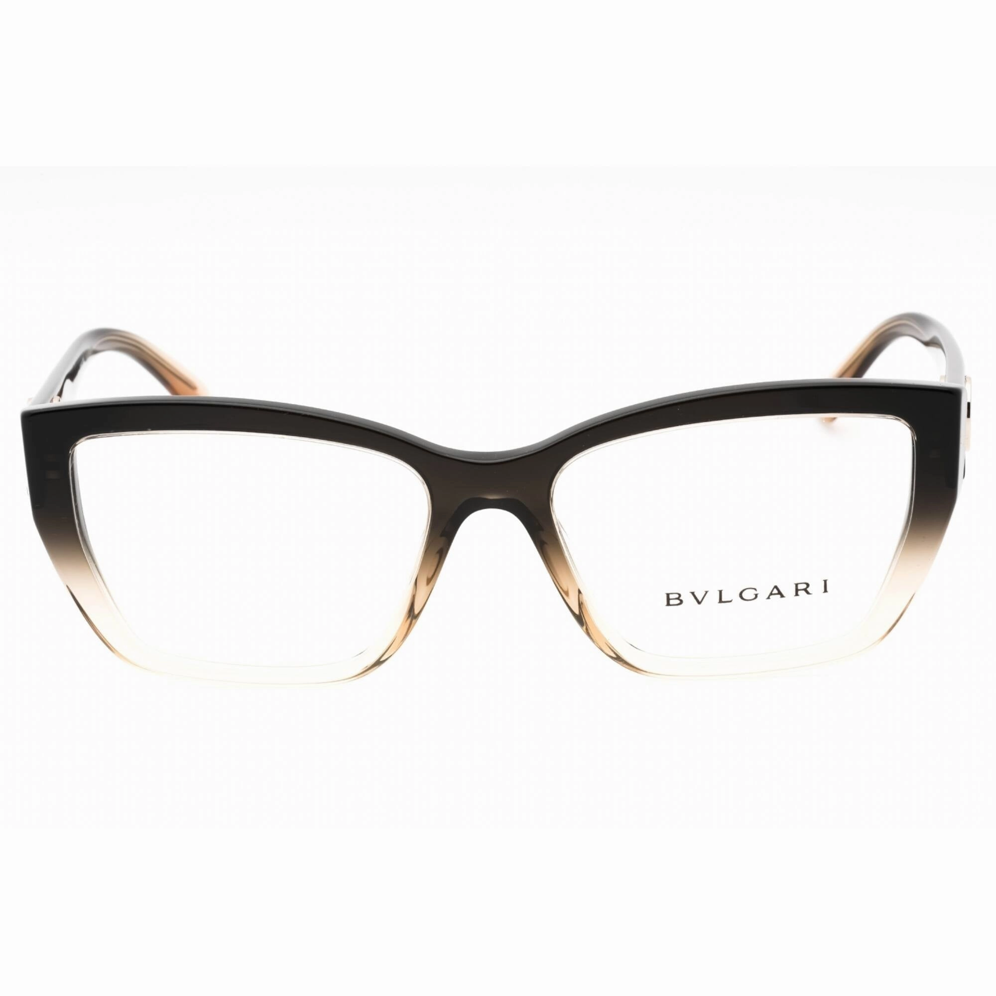 Bvlgari Women's Eyeglasses - Black Shaded Plastic Full Rim Cat Eye | 0BV4221 5450