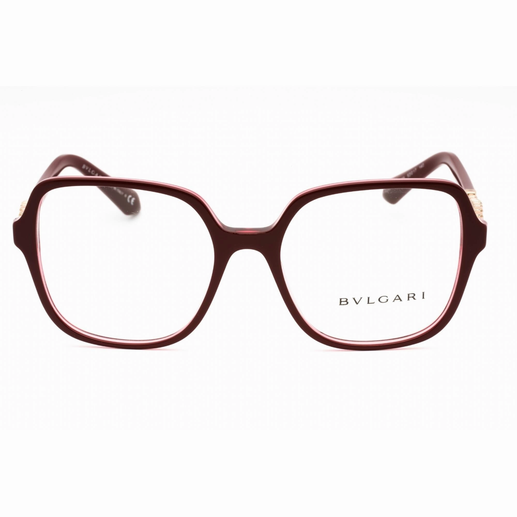 Bvlgari Women's Eyeglasses - Bordeaux Plastic Full Rim Butterfly Frame | 0BV4201B 5469