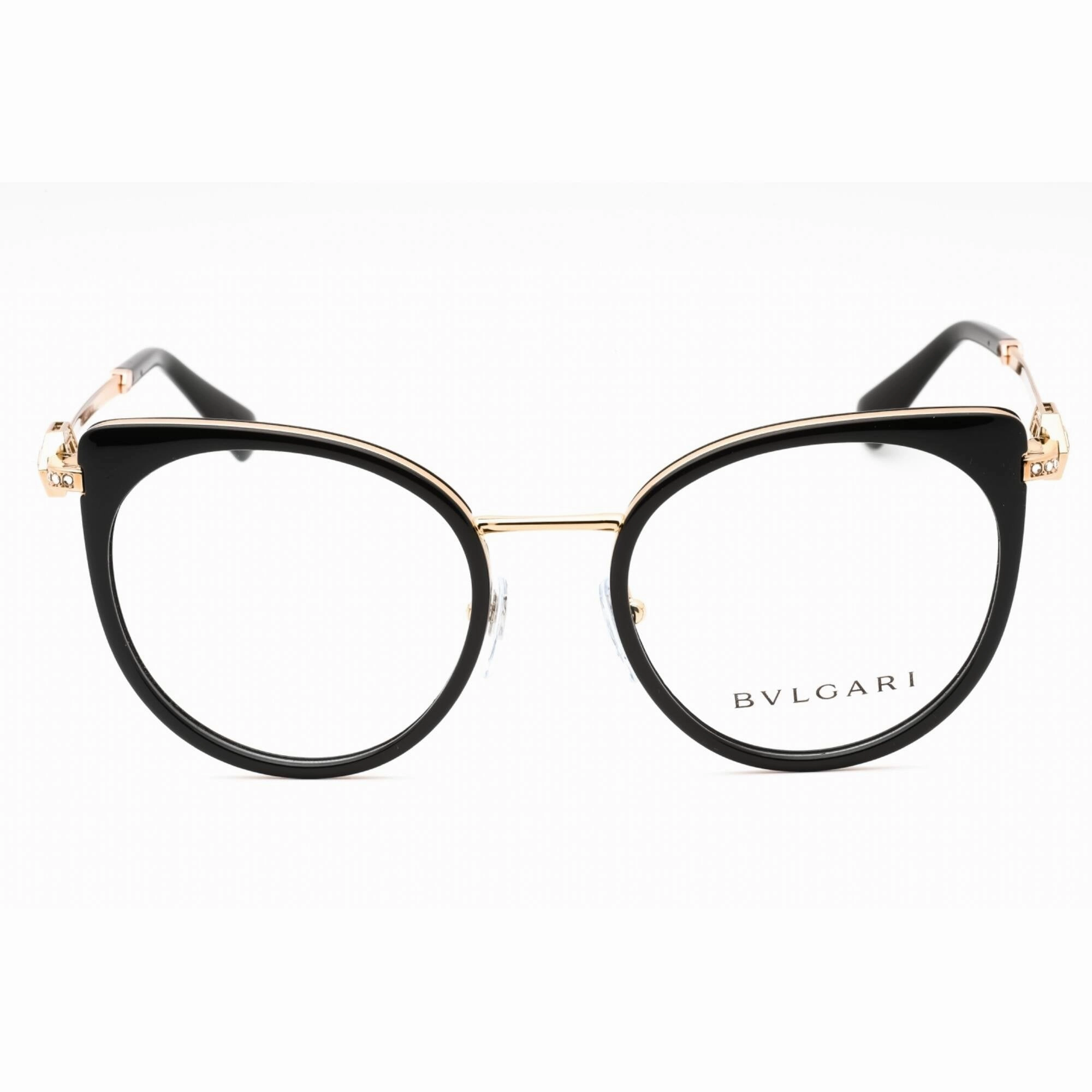 Bvlgari Women's Eyeglasses - Pink Gold Black Full Rim Cat Eye Frame | 0BV2228B 2014