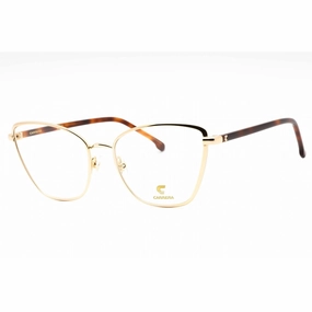 Carrera Women's Eyeglasses - Light Gold Metal Cat Eye Frame | CARRERA 3039 03YG 00