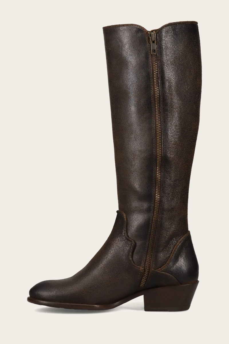 Carson Piping Tall Wide Calf - Pre-Loved