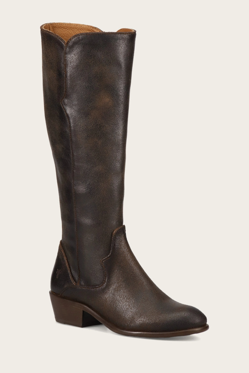 Carson Piping Tall Wide Calf - Pre-Loved