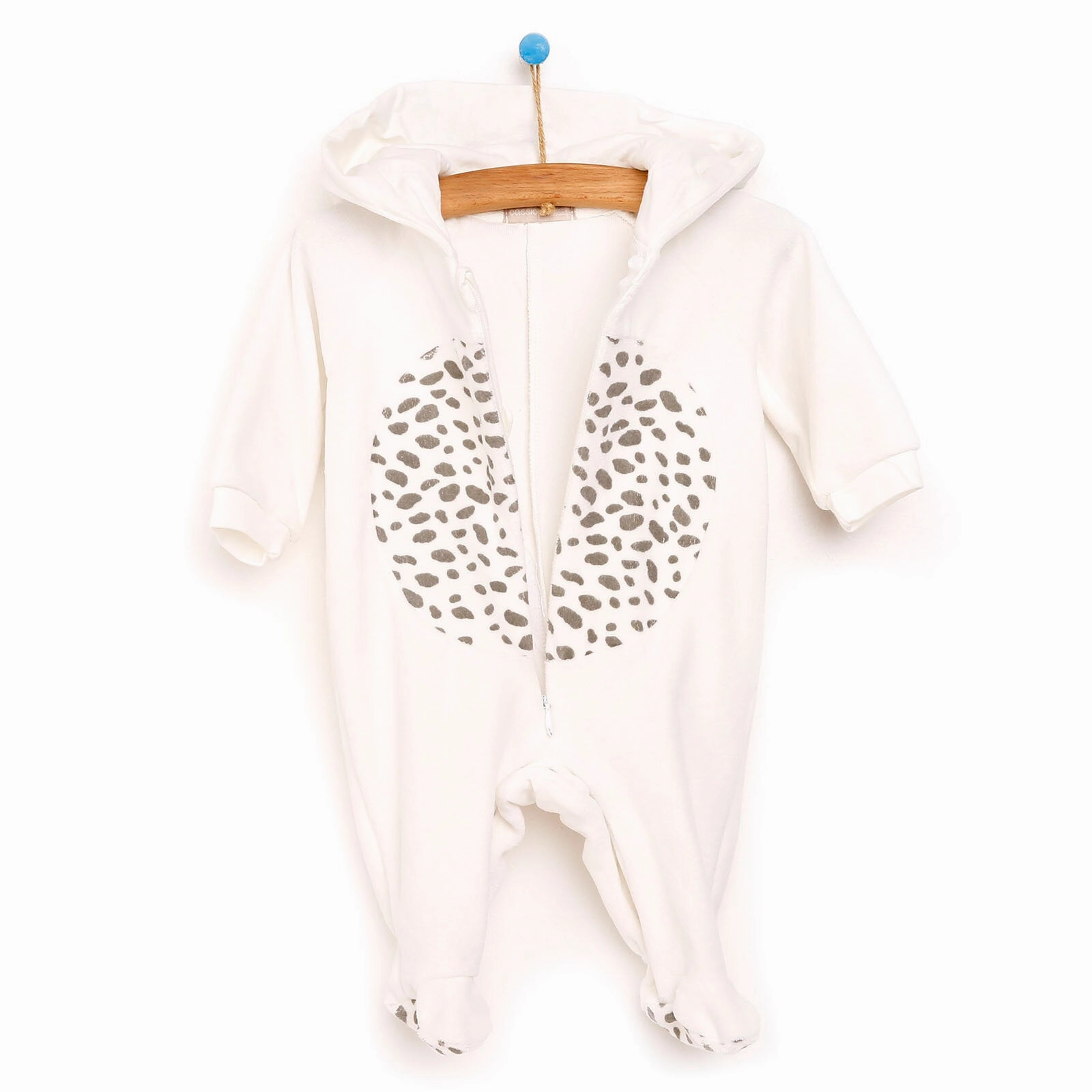 Cassiope Newborn Funny Friend Velvet Footed - Ecru