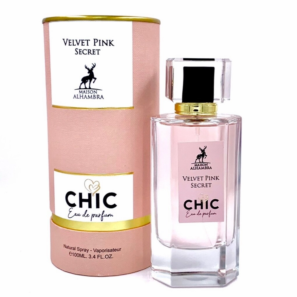 Chic Velvet Pink Secret by Alhambra 100ml EDP