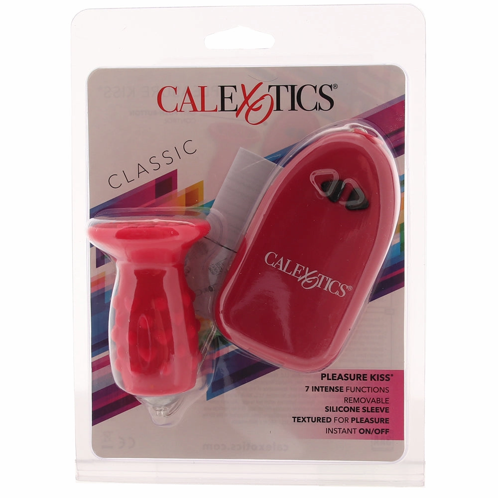 Classic Pleasure Kiss Bullet Vibe in Red