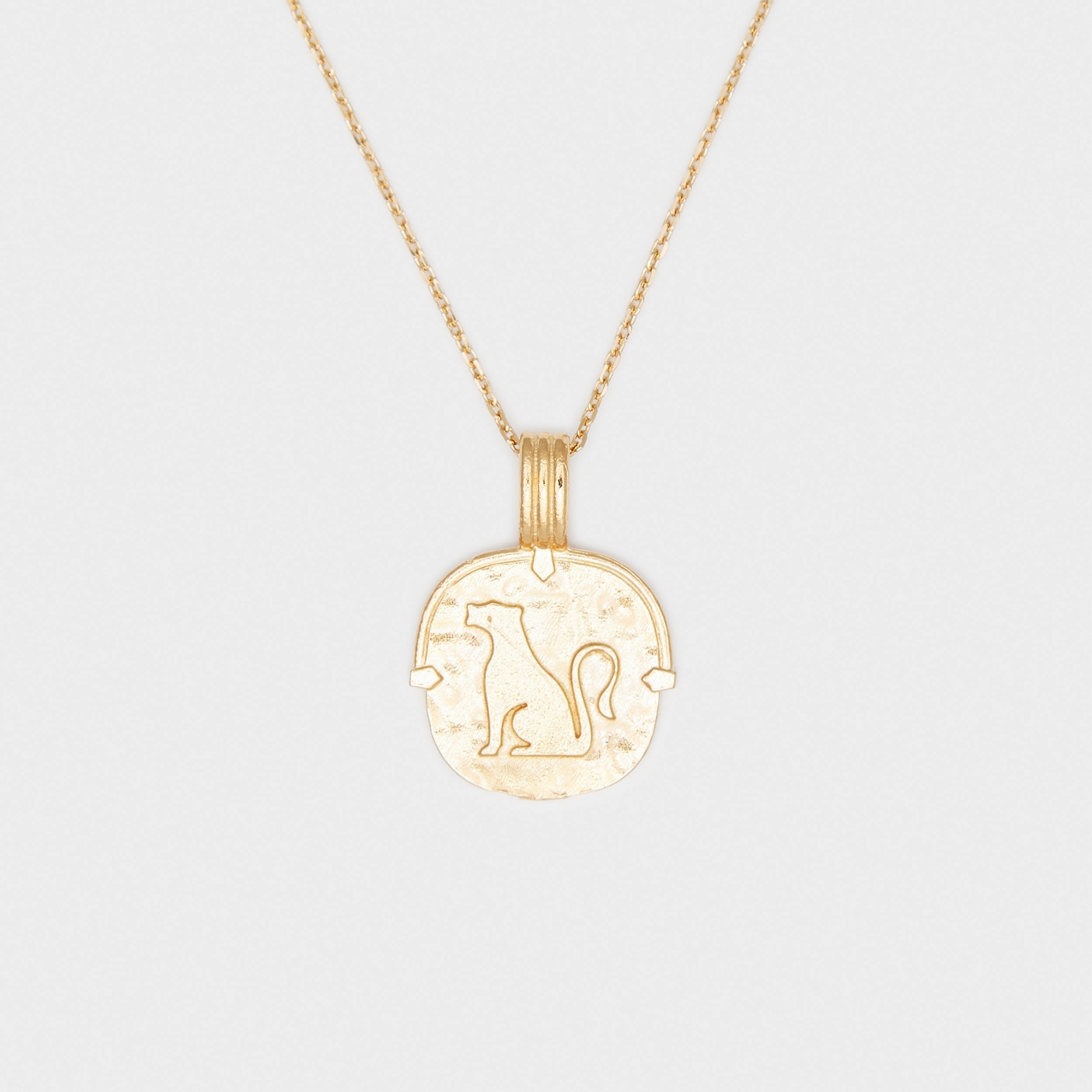Cléo Lioness Necklace in Gold