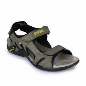 Coolers Sporty Olive Green Sandals For Men 8141-05 By Liberty