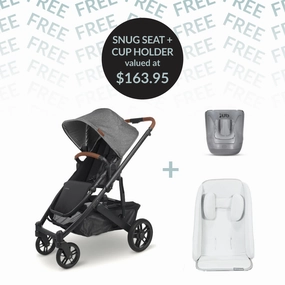 CRUZ V2   FREE SNUG SEAT   CUP HOLDER - Greyson (Charcoal Melange)