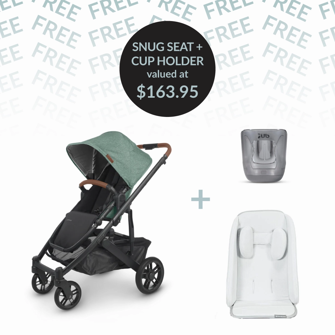 CRUZ V2   FREE SNUG SEAT   CUP HOLDER - Gwen (Green Melange)