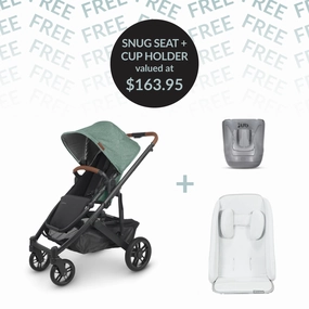 CRUZ V2   FREE SNUG SEAT   CUP HOLDER - Gwen (Green Melange)