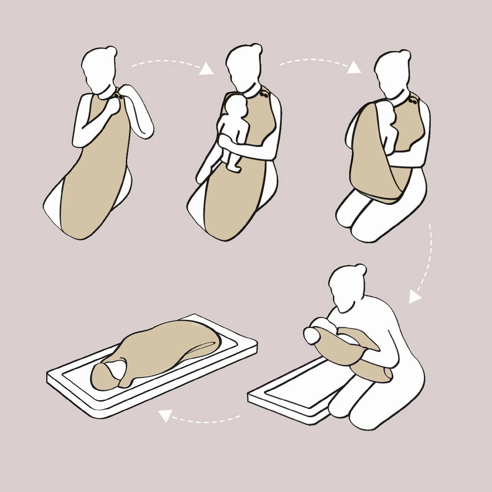 Cuddledry Hands Free Bath Towel Oatmeal
