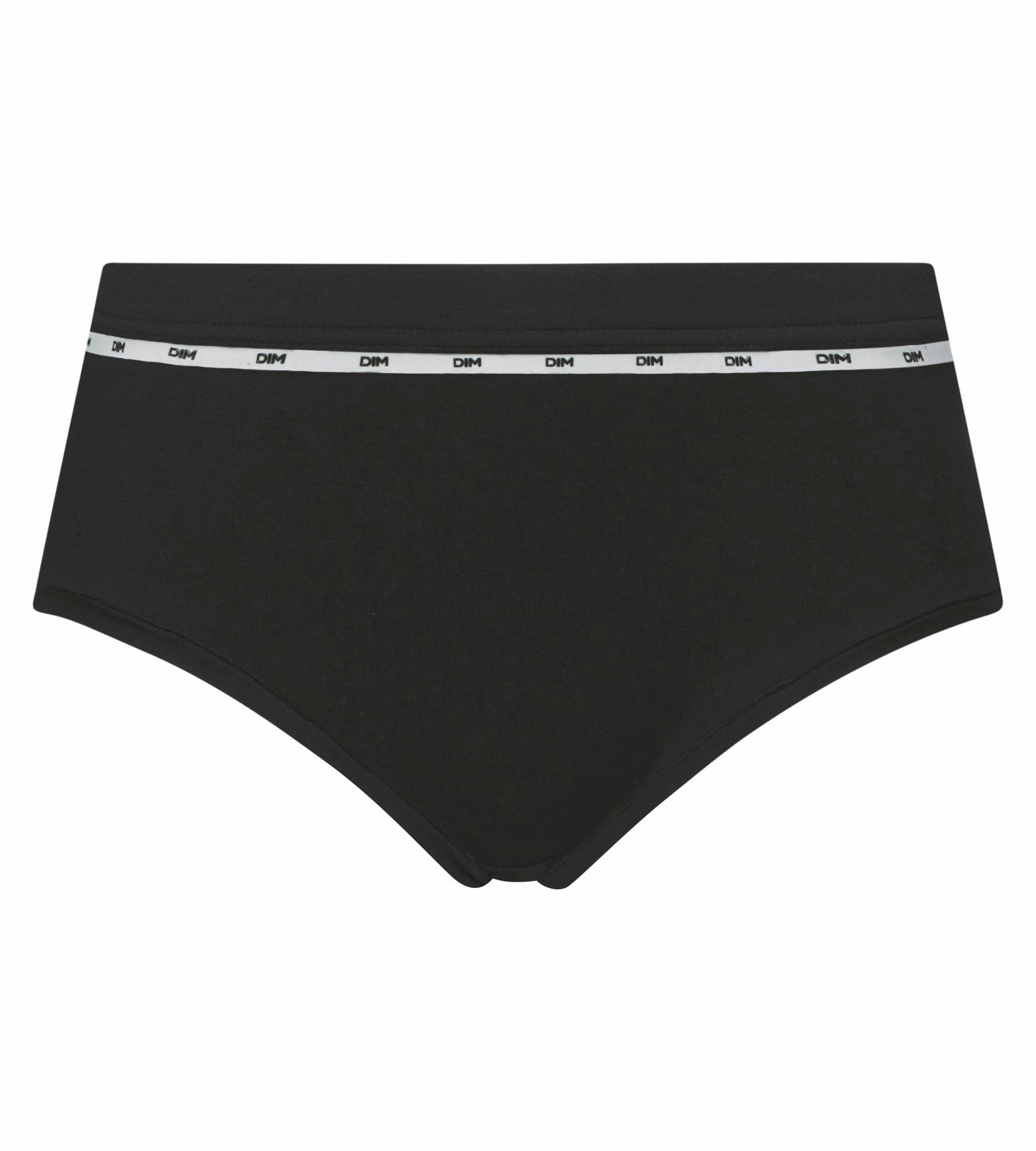 Culotte taille haute en coton modal Noir Dim Icons Essentiel