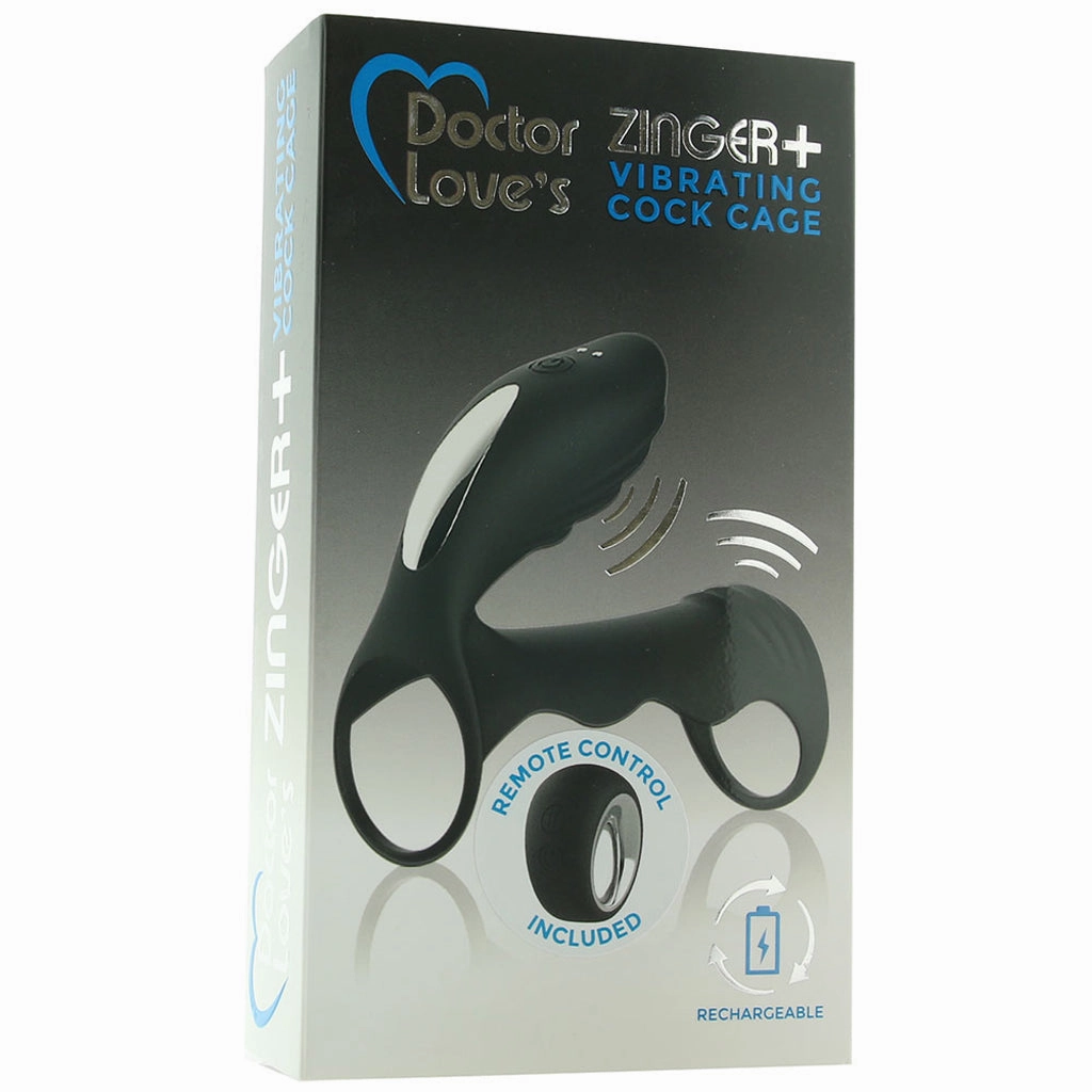 Doctor Love's Zinger   Remote Vibrating Cock Cage
