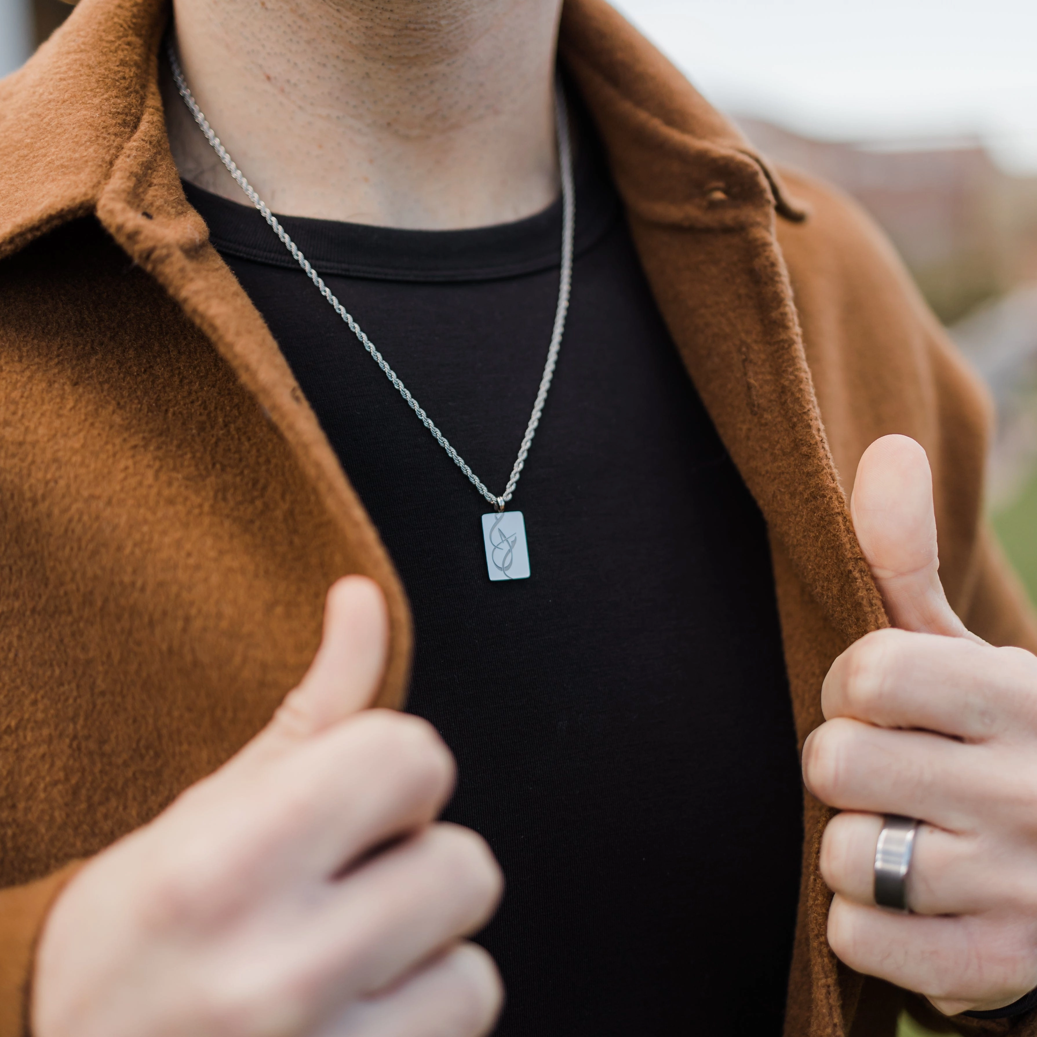 Dream | حلم Calligraphy Necklace - Men