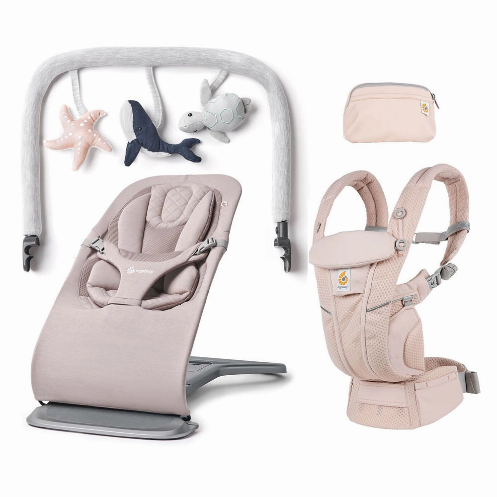 Ergobaby Omni Breeze Carrier   Evolve Bouncer Bundle