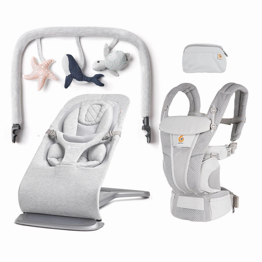 Ergobaby Omni Breeze Carrier   Evolve Bouncer Bundle