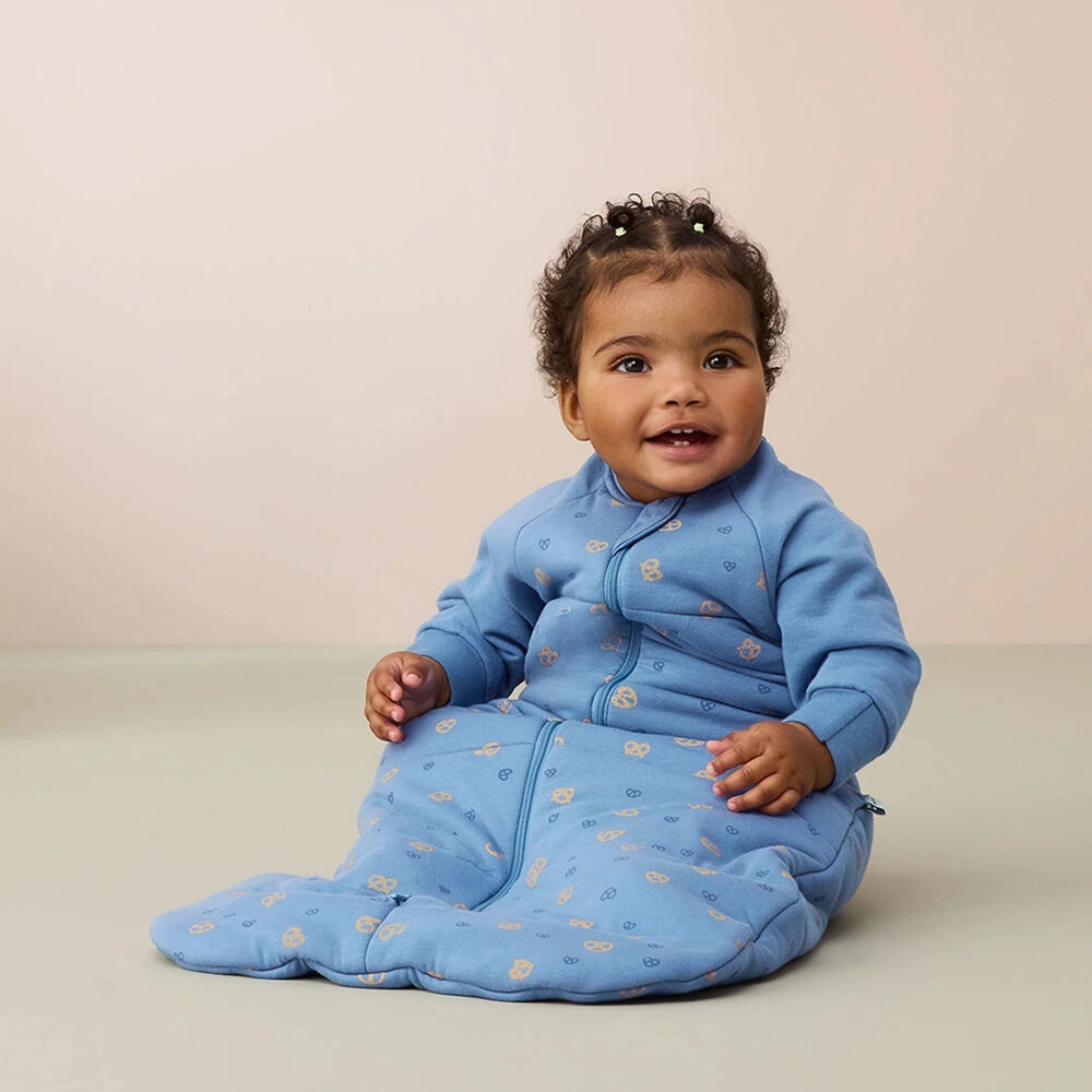 Ergopouch 3.5 Tog Jersey Sleeping Bag With Sleeves Petite Pretzel