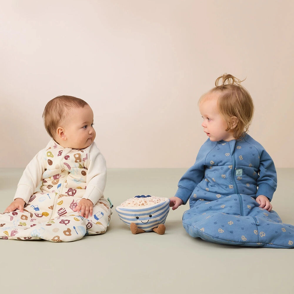Ergopouch 3.5 Tog Jersey Sleeping Bag With Sleeves Petite Pretzel