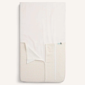 ErgoPouch Tuck Sheet Basinette Caramel Grid