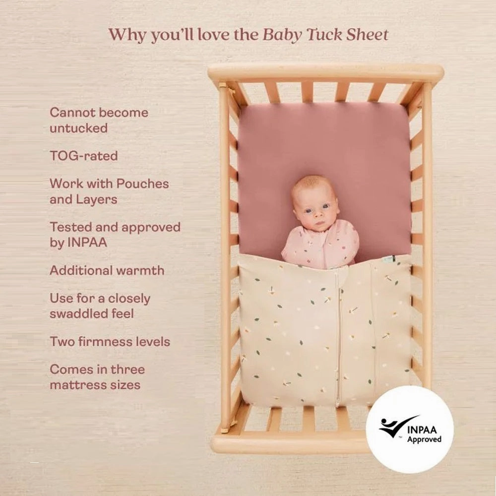 ErgoPouch Tuck Sheet Cot Daisy Sprinkle