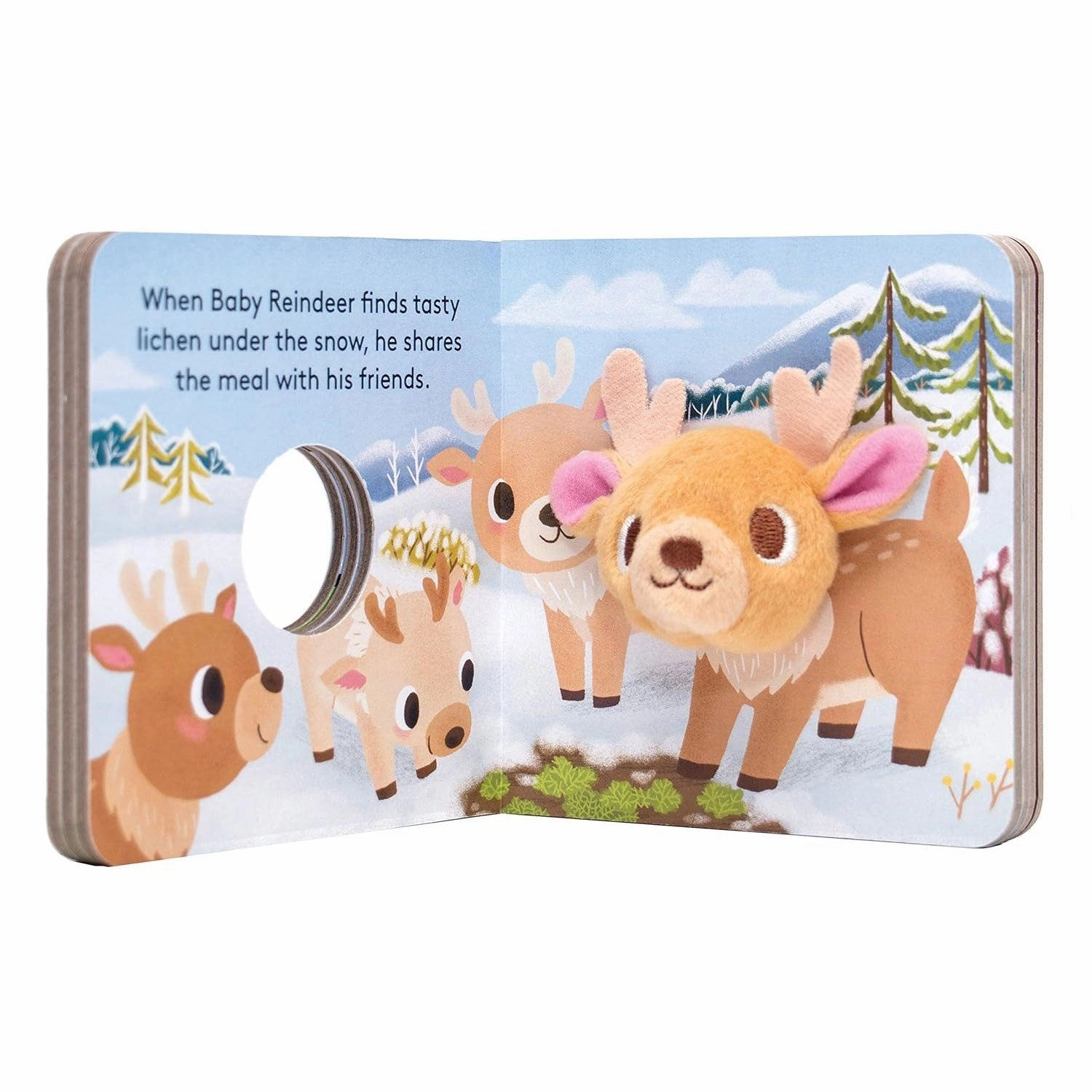 Finger Puppet Board Book - Baby Reindeer