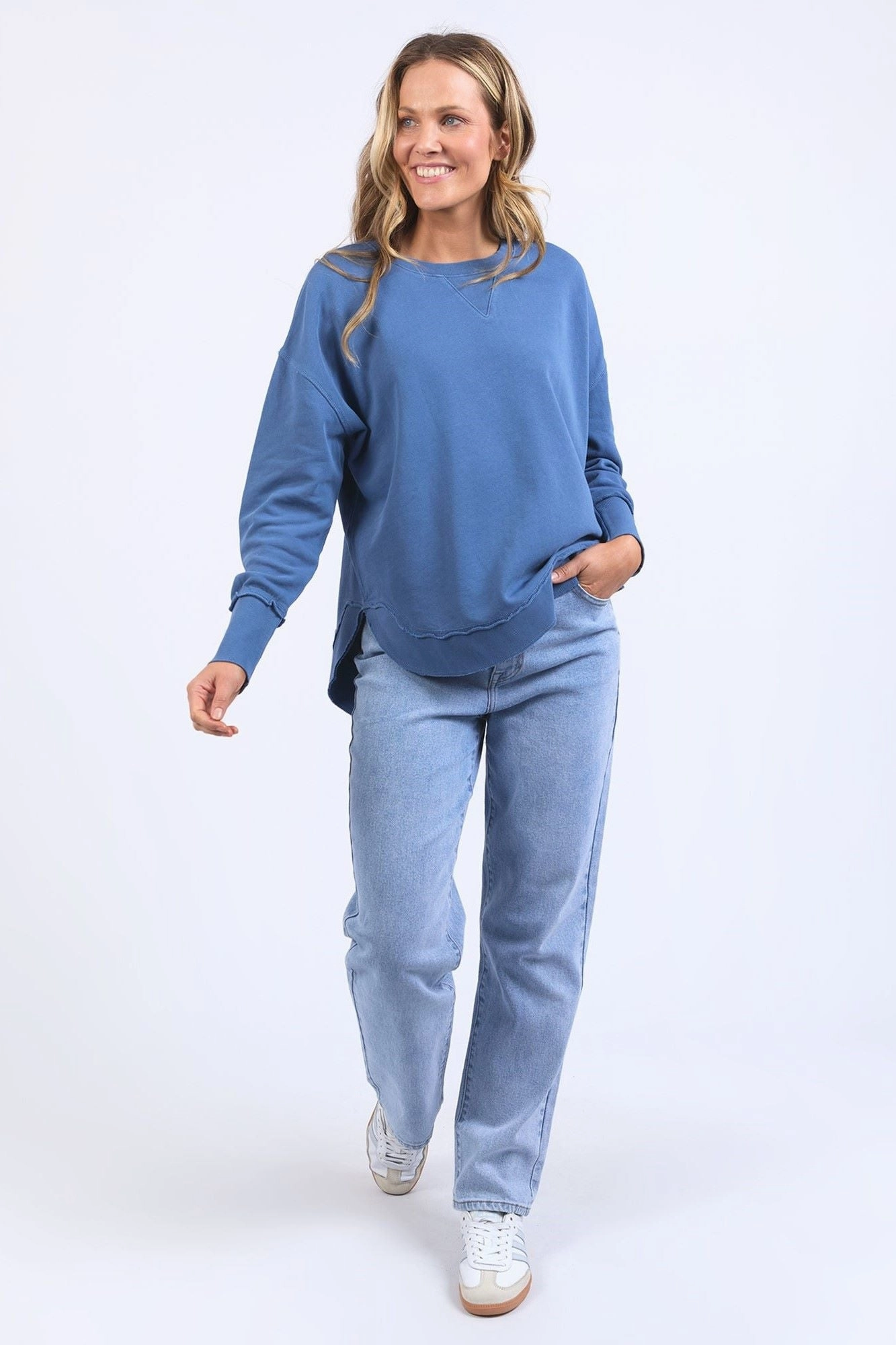 Foxwood Delilah Crew Blue Horizon