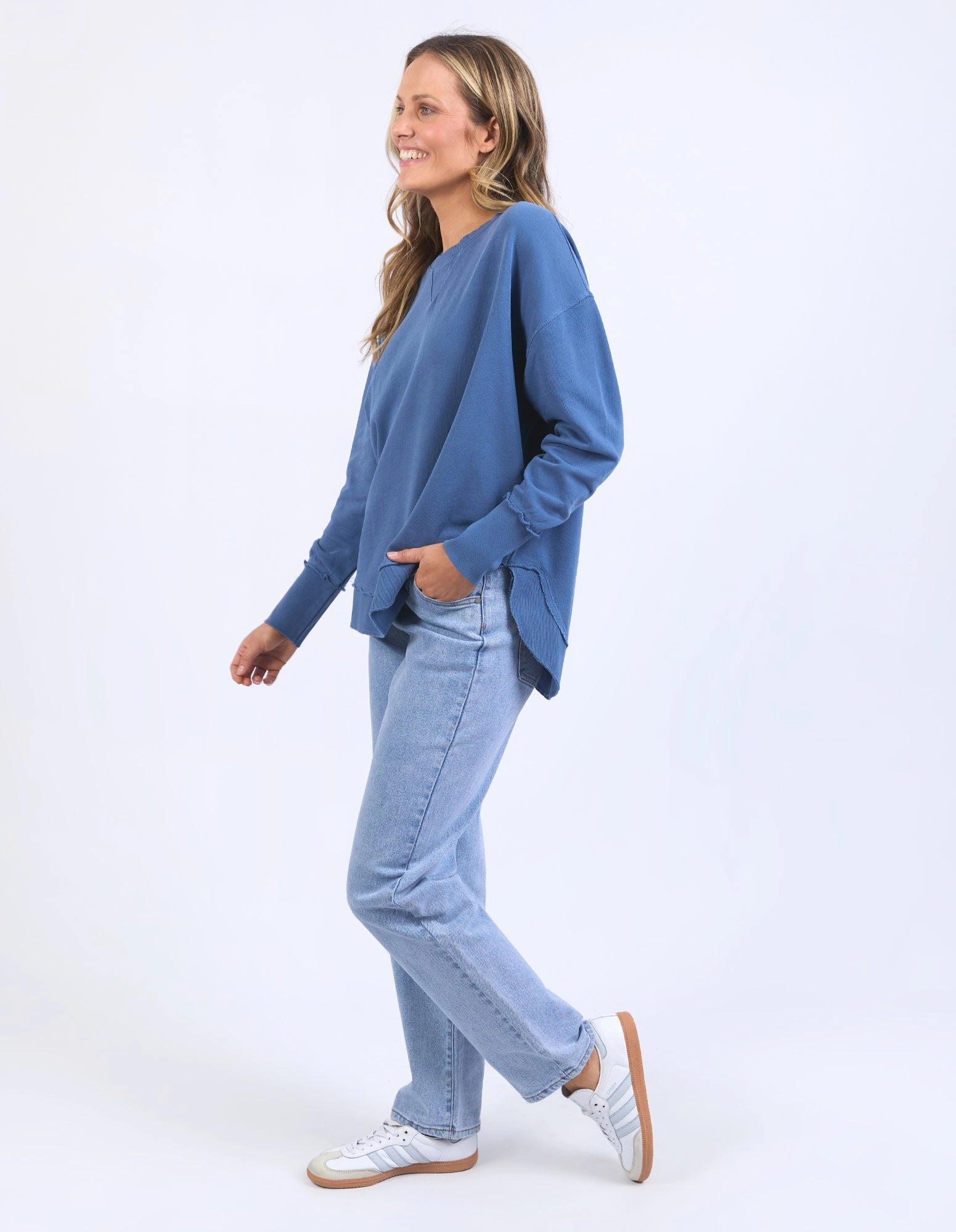 Foxwood Delilah Crew Blue Horizon