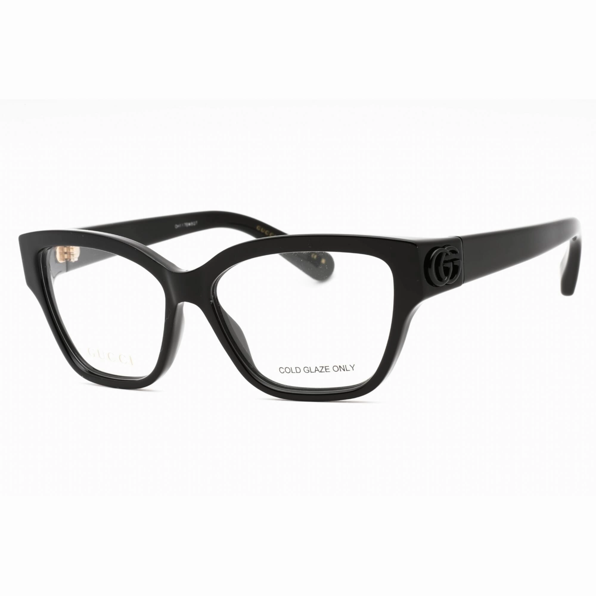 Gucci Women's Eyeglasses - Black Plastic Full Rim Cat Eye Shape Frame | GG1597O 001