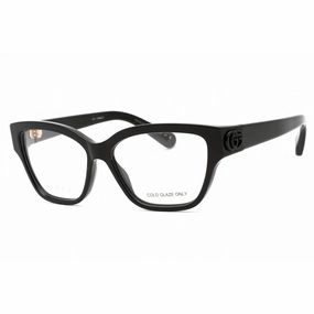 Gucci Women's Eyeglasses - Black Plastic Full Rim Cat Eye Shape Frame | GG1597O 001