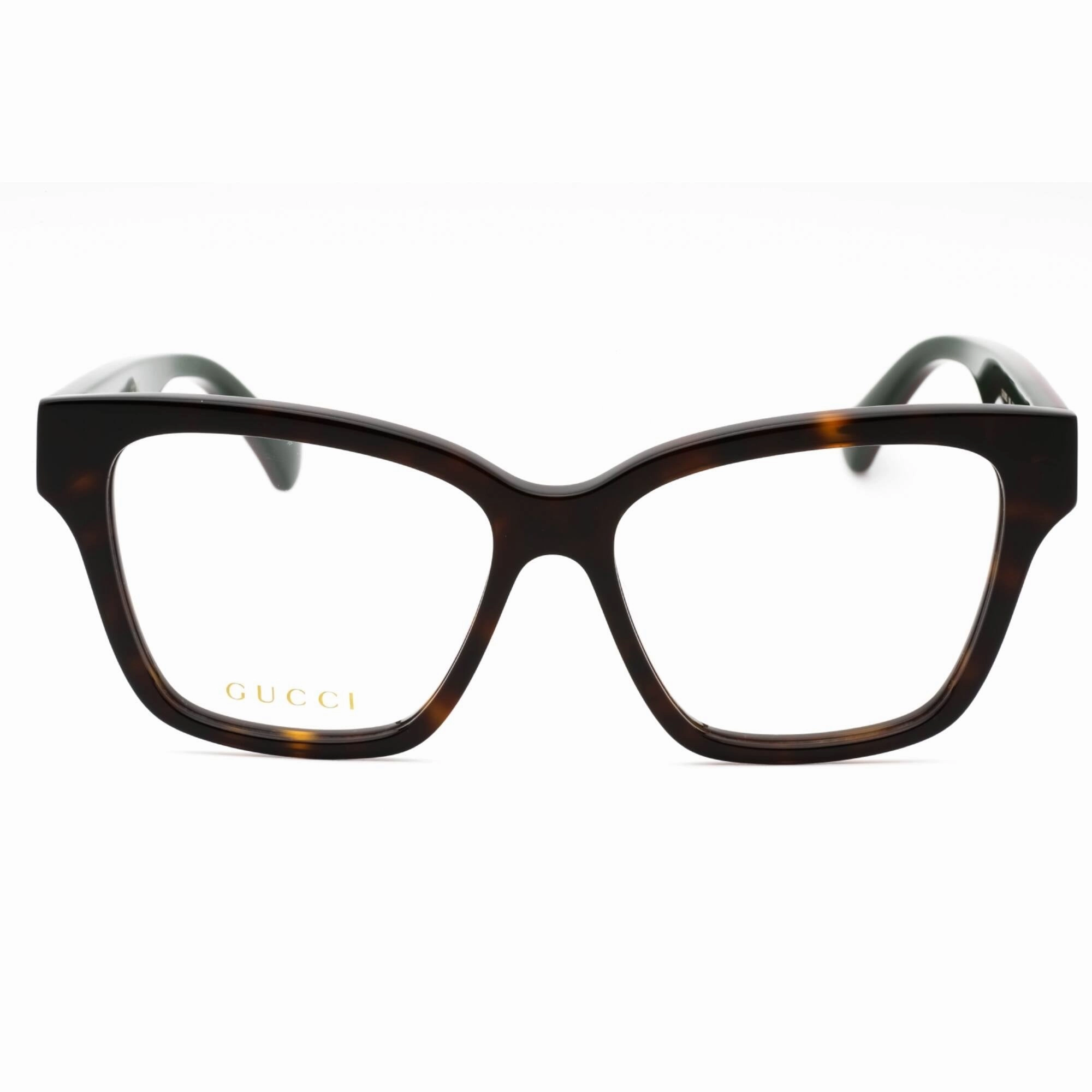 Gucci Women's Eyeglasses - Tortoise Plastic Full Rim Cat Eye Shape Frame | GG1302O 006
