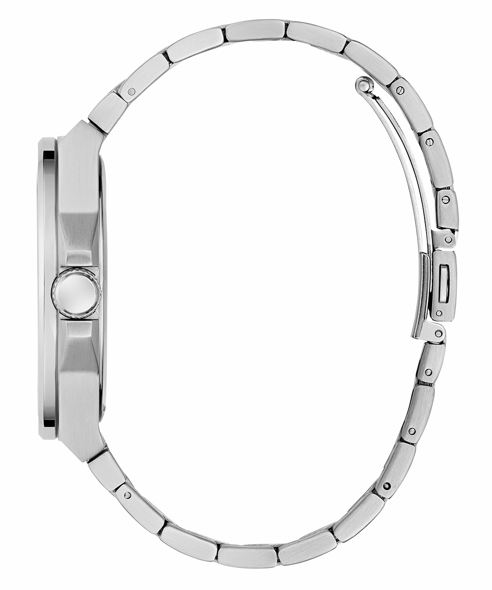 GUESS Mens 2-Tone Silver Tone Analog Watch