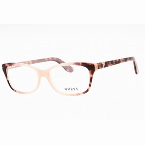 Guess Women's Eyeglasses - Pink /Other Plastic Full Rim Rectangular | GU2948-N 074