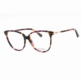 Guess Women's Eyeglasses - Violet/Other Acetate Full Rim Cat Eye Frame | GU2905 083