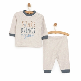 HelloBaby Baby Boy Pyjamas Set - Beige