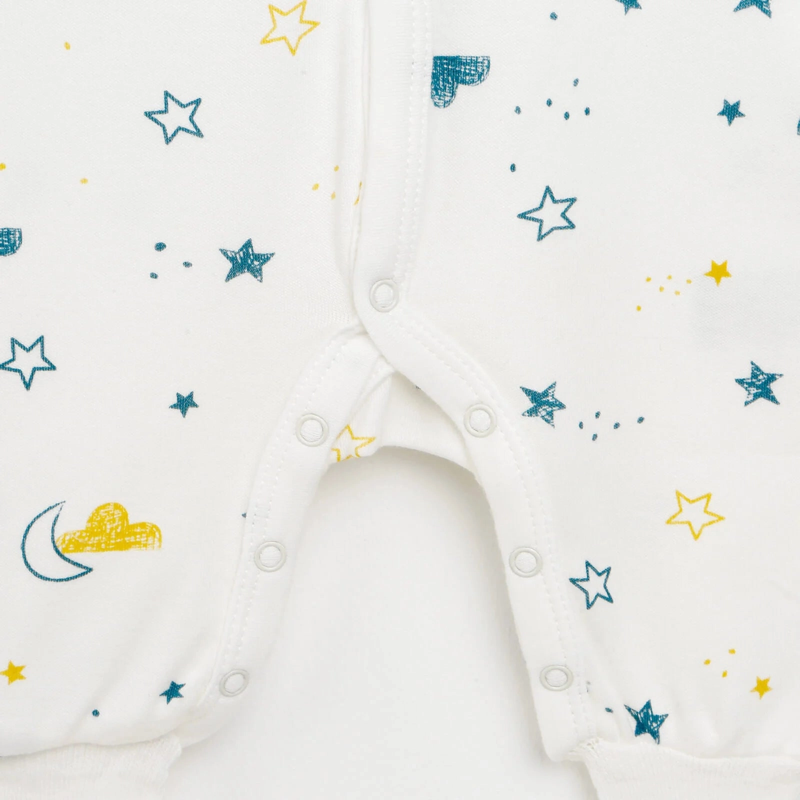 HelloBaby Newborn Baby Boy Footed Jumpsuit - Multicolour
