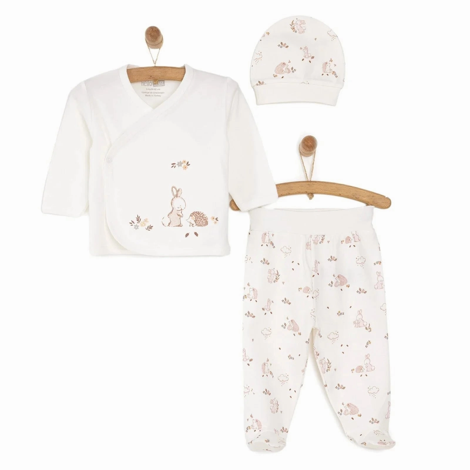 HelloBaby Newborn Baby Girl 3 Pcs Set