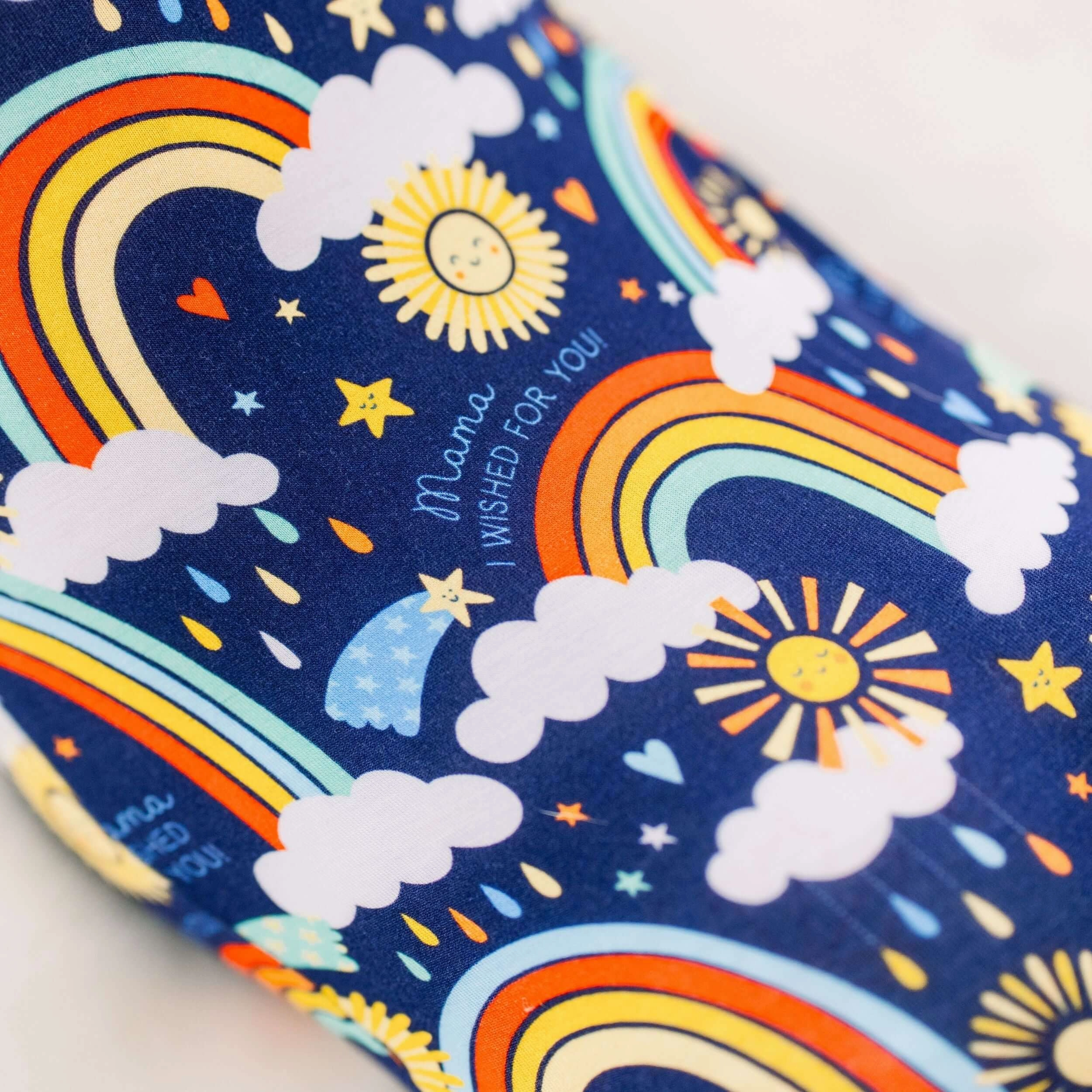 Here Comes the Sunshine (Blue) | Bamboo Footie Onesie Sleeper